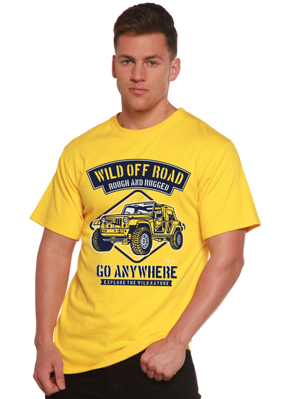 Wild Off Road Spun Bamboo® Men's Bamboo Viscose/Organic Cotton Short Sleeve Graphic T-Shirt