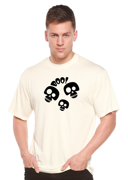 Halloween Boo Unisex Bamboo Viscose/Organic Cotton Short Sleeve Graphic T-Shirt