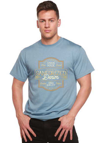 Original Sanforized Denim Men's Bamboo Viscose/Organic Cotton Short Sleeve Graphic T-Shirt