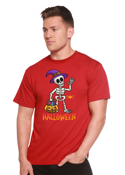 Happy Halloween Unisex Bamboo Viscose/Organic Cotton Short Sleeve Graphic T-Shirt