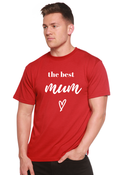The Best Mum Unisex Bamboo Viscose/Organic Cotton Short Sleeve Graphic T-Shirt