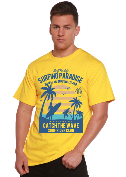 Surfing Paradis Spun Bamboo® Men's Bamboo Viscose/Organic Cotton Short Sleeve Graphic T-Shirt