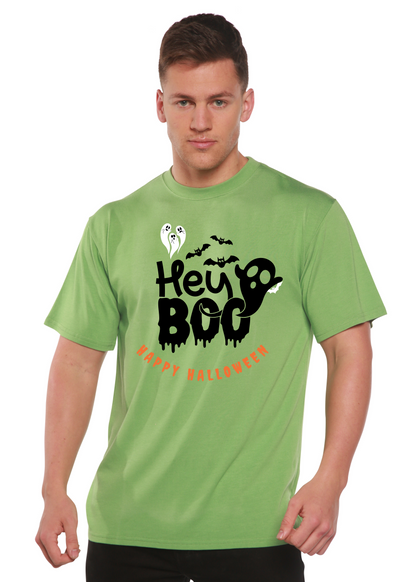Hey Boo Men's Bamboo Viscose/Organic Cotton Short Sleeve Graphic T-Shirt