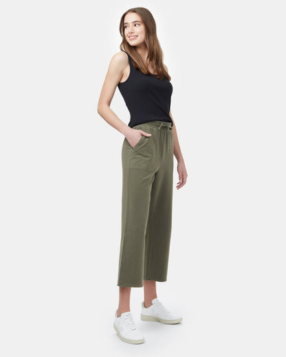 French Terry Wide Leg Sweatpant