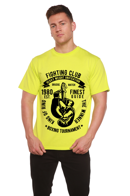 Fighting Club Men's Bamboo Viscose/Organic Cotton Short Sleeve Graphic T-Shirt