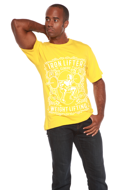 Iron Lifter Men's Bamboo Viscose/Organic Cotton Short Sleeve Graphic T-Shirt