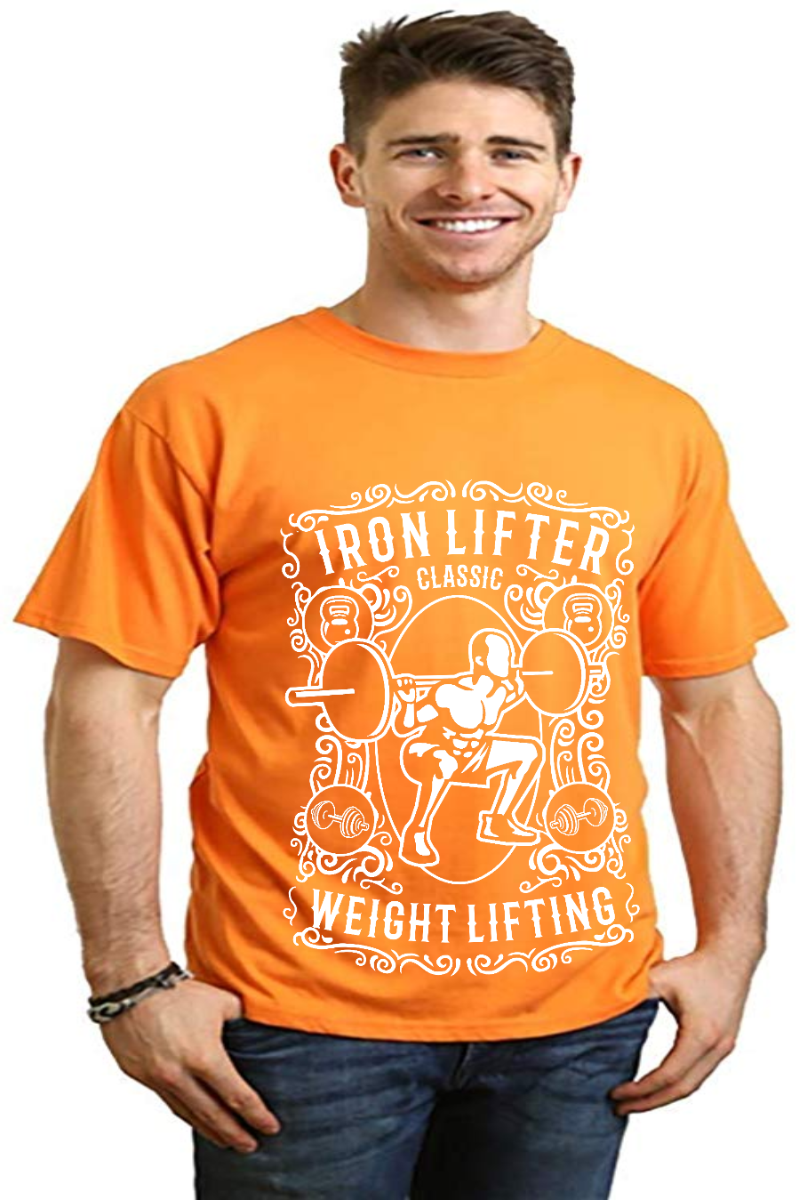 Iron Lifter Men's Bamboo Viscose/Organic Cotton Short Sleeve Graphic T-Shirt